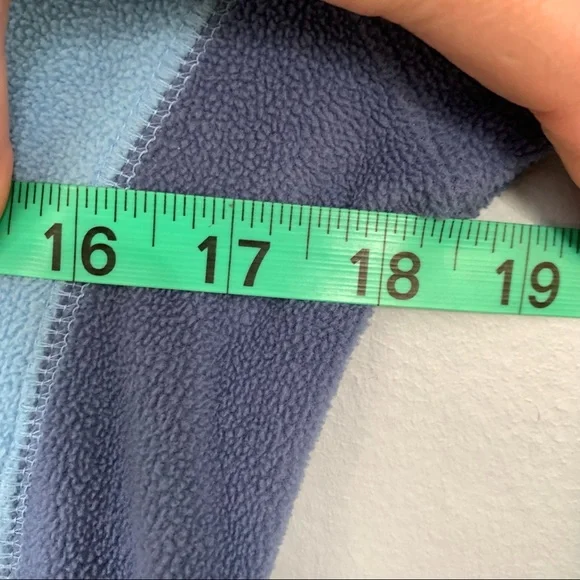 🍁 Columbia Arctic Air 1/2 Zip Fleece Sweater Sweatshirt Blue Periwinkle Women’s - Picture 8 of 9